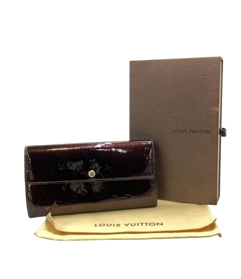 5pc3784】ルイヴィトン 長財布 ヴェルニ ポルトフォイユサラ M93524