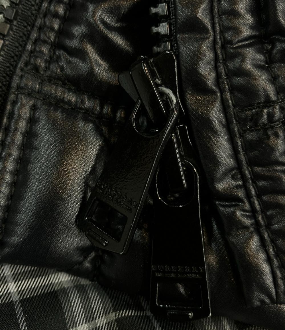 BURBERRY BLACK LABEL ダウンジャケット フード ファー ベスト付き