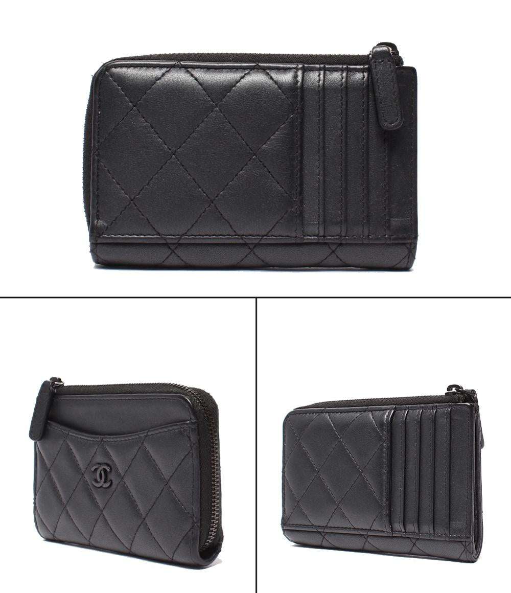 CHANEL カードケース コインケース フラグメントケース ブラック金具