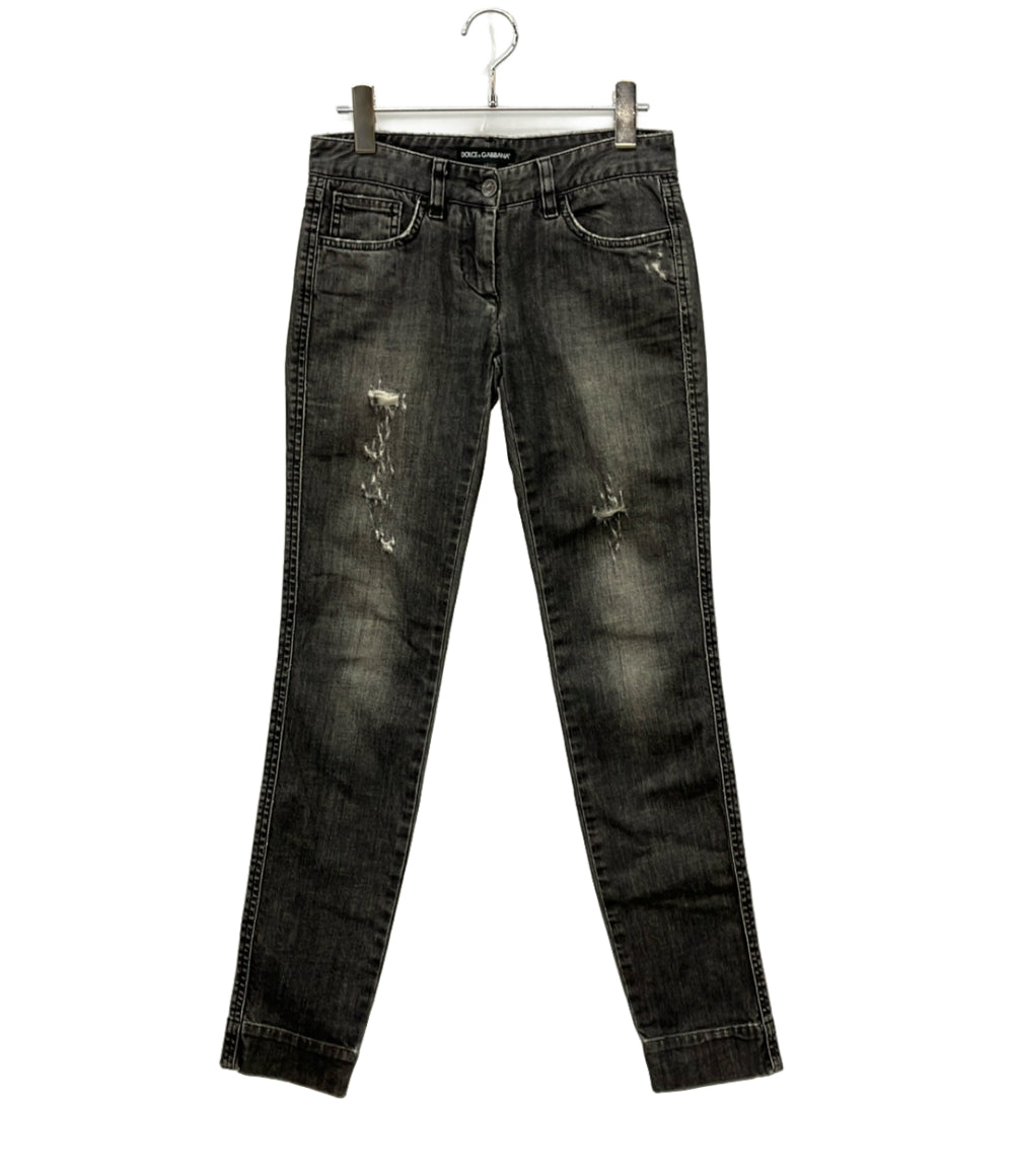 DOLCE & GABBANA ダメージデニムパンツ レディース SIZE 36 (S) ドルチェアンドガッバーナ