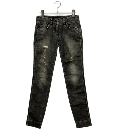 DOLCE & GABBANA ダメージデニムパンツ レディース SIZE 36 (S) ドルチェアンドガッバーナ