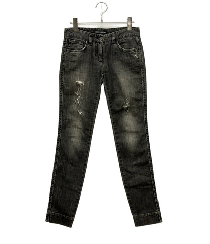 DOLCE & GABBANA ダメージデニムパンツ レディース SIZE 36 (S) ドルチェアンドガッバーナ