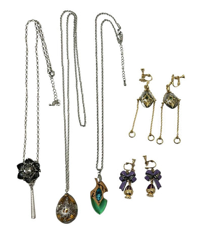 ネックレス イヤリング 5点セット レディース