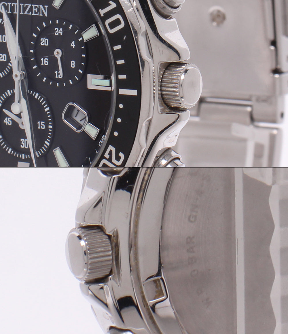 CITIZEN 腕時計 ソーラー ブラック MK-E019 メンズ シチズン