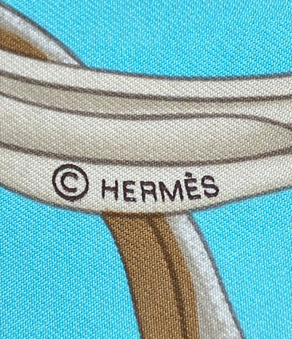 HERMES スカーフ カレ90 シルク100% エトリエの競演 レディース エルメス