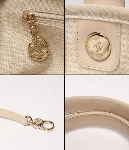 CHANEL 2wayチェーントートバッグ チェーンショルダーバッグ 肩掛け ドーヴィル スモール AS3257 レディース シャネル