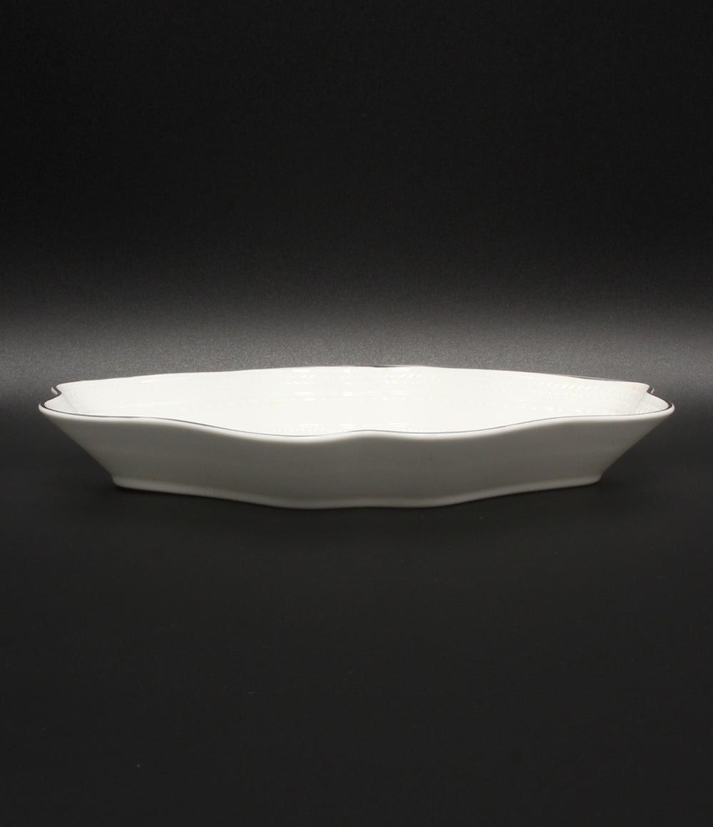 WEDGWOOD ダイヤディッシュ 皿 22cm インタグリオ プラチナ ウェッジウッド