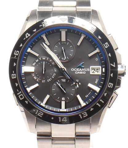 CASIO 腕時計 Bluetooth OCEANUS オシアナス ソーラー ブラック 0CW-T3000 メンズ カシオ