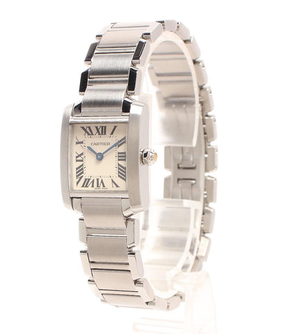 カルティエ 腕時計 タンクフランセーズウォッチ SM クオーツ W51008Q3 レディース Cartier