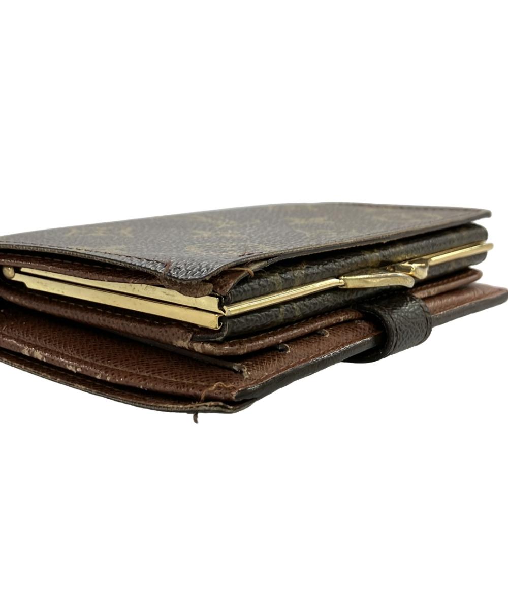 LOUIS VUITTON 二つ折り財布 がま口 キャンバス モノグラム M61674 レディース ルイ・ヴィトン