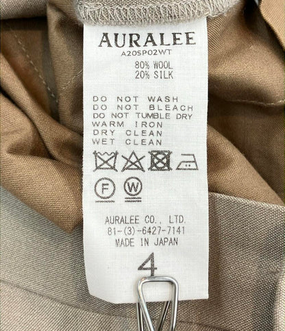 AURALEE スラックス WOOL SILK TROPICAL SLACKS A20SP02WT メンズ SIZE 4 オーラリー