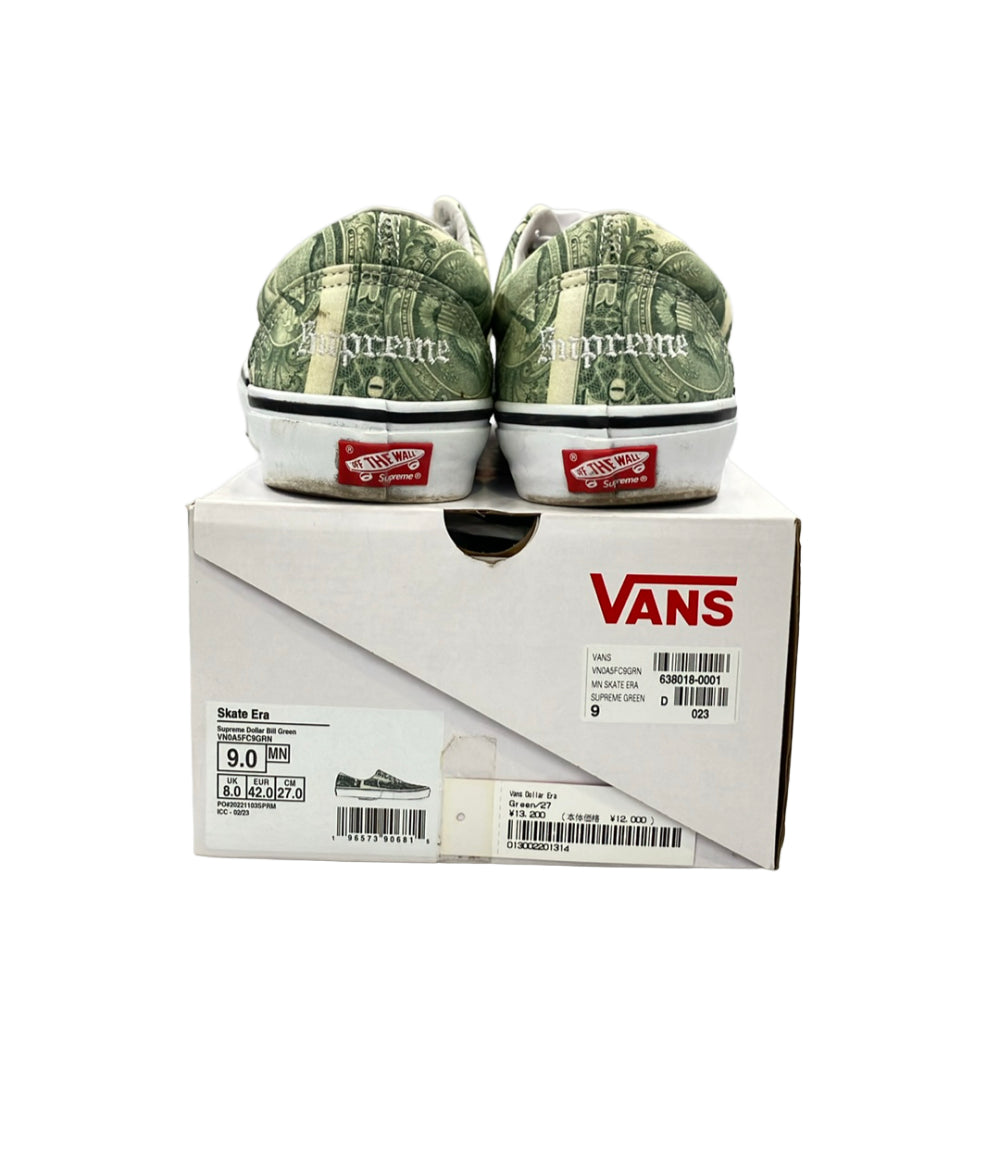 VANS Supreme ローカットスニーカー Skate Era Dollar Bill メンズ SIZE 27.0 (L) ヴァンズ シュプリーム