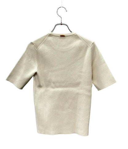 美品 MUSE de Deuxieme Classe 半袖Tシャツ クルーネック レディース ミューズ ドゥ ドゥーズィエム クラスあ