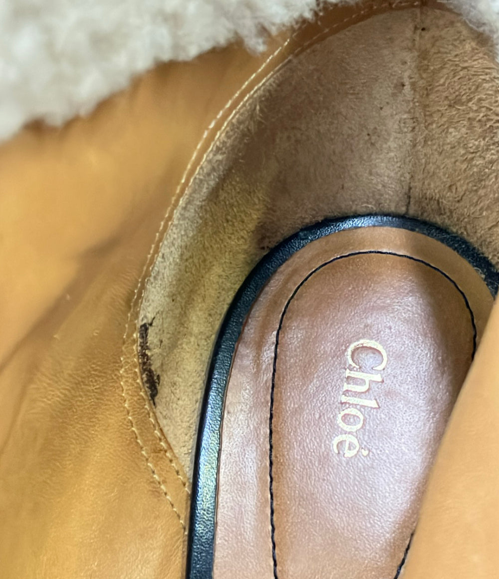 Chloe ショートブーツ ムートン レディース SIZE 38 (25.5cm) クロエ