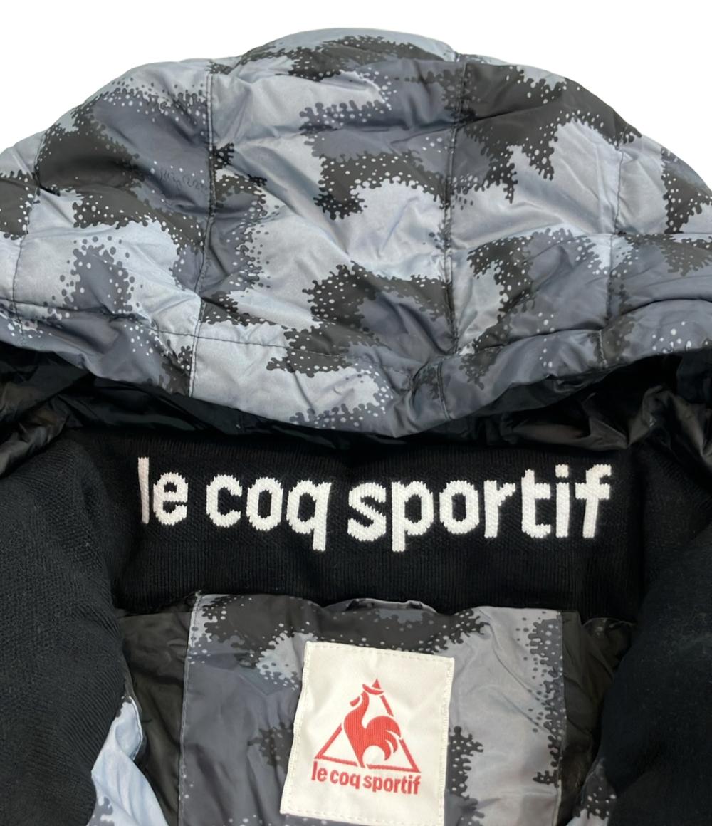 美品 ルコックスポルティフ ダウンジャケット カモフラ柄 メンズ SIZE S le coq sportif