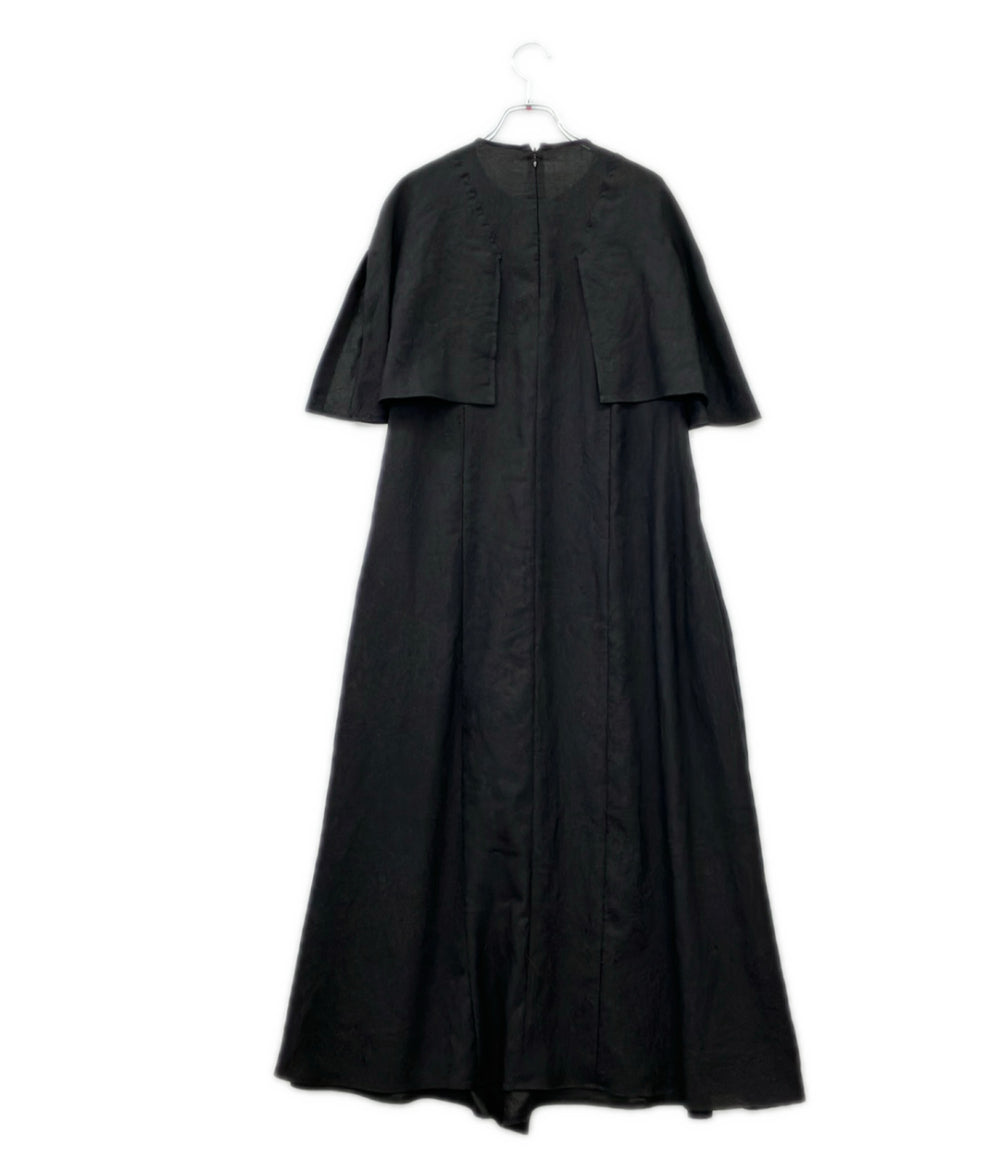 ENFOLD 半袖 ケープスリーブ ワンピース 300GS233-2370 レディース SIZE 38 (S) エンフォルド