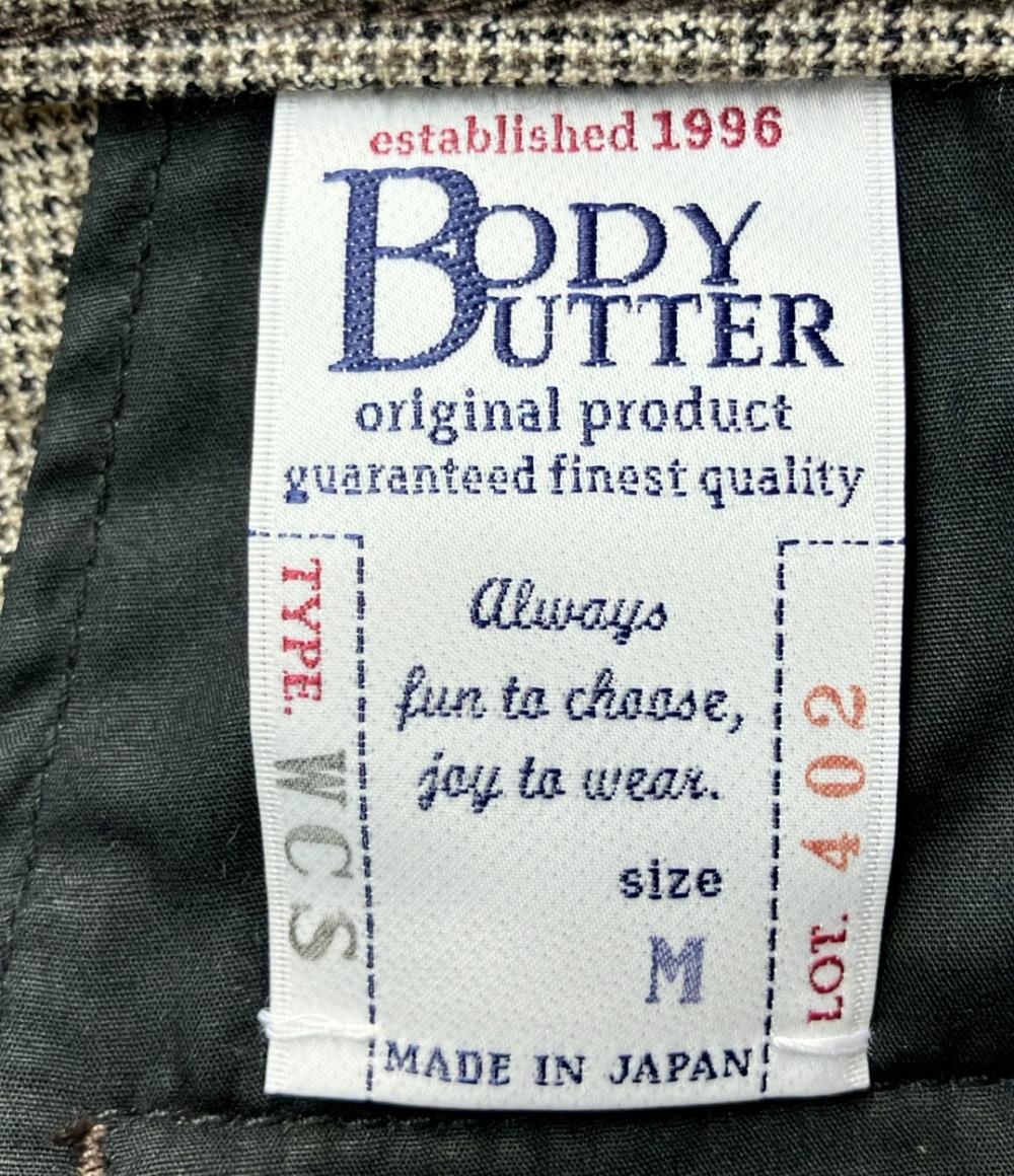 美品 ボディバター ウール混ツイードスリムパンツ メンズ SIZE M BODY BUTTER