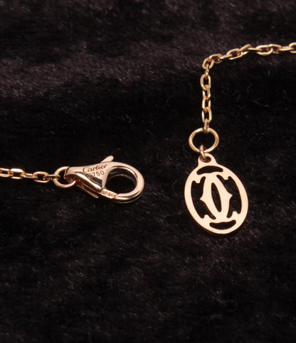 美品 Cartier ネックレス K18 ダムール 1P ダイヤ レディース カルティエ