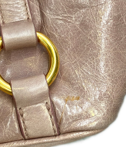 Miu Miu 2way ハンドバッグ ショルダーバッグ 斜め掛け レディース ミュウ ミュウ