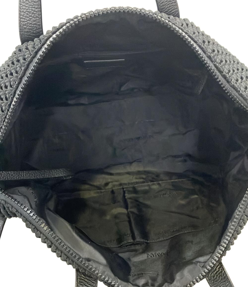 Emporio Armani 2WAY ボストンバッグ ショルダーバッグ 斜め掛け 布帛