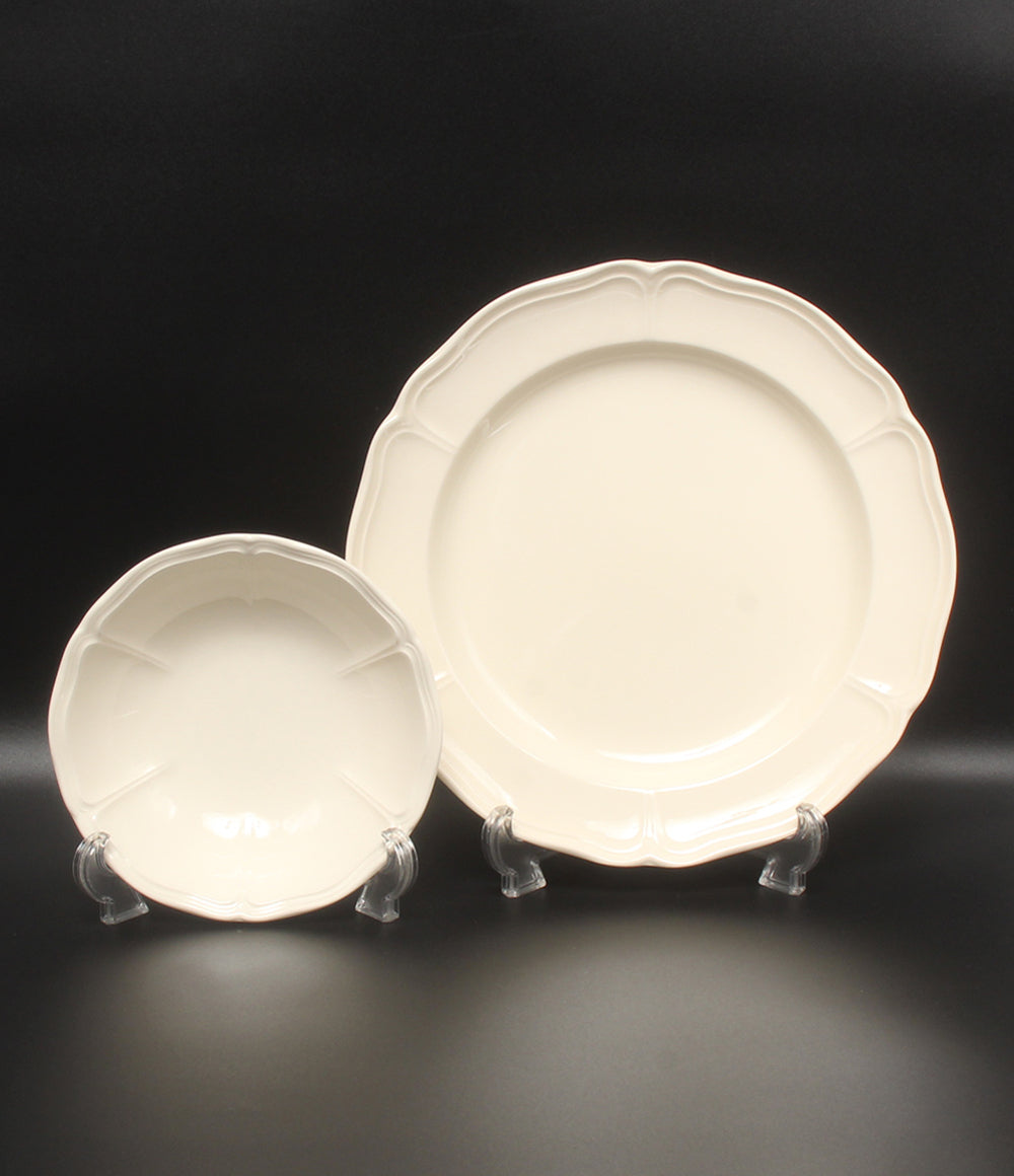 美品 WEDGWOOD プレート 皿 26cm サラダボウル 16cm 8点セット クイーンズ プレーン ウエッジウッド