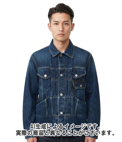 美品 Sacai デニムジャケット モード 25AW 25-03751M メンズ SIZE 3 (L) サカイ