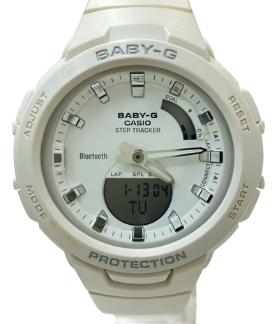 CASIO 腕時計 Bluetooth BABY-G クオーツ ホワイト BSA-B100 レディース カシオ