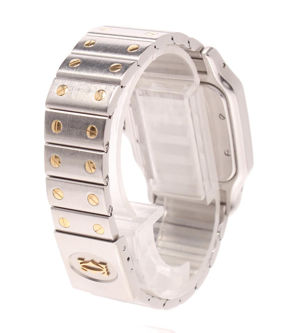 Cartier 腕時計 サントス ガルベ LM クオーツ W20011C4 メンズ カルティエ