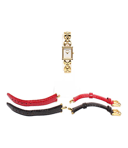 GUCCI 腕時計 クオーツ ホワイト 1800L レディース グッチ