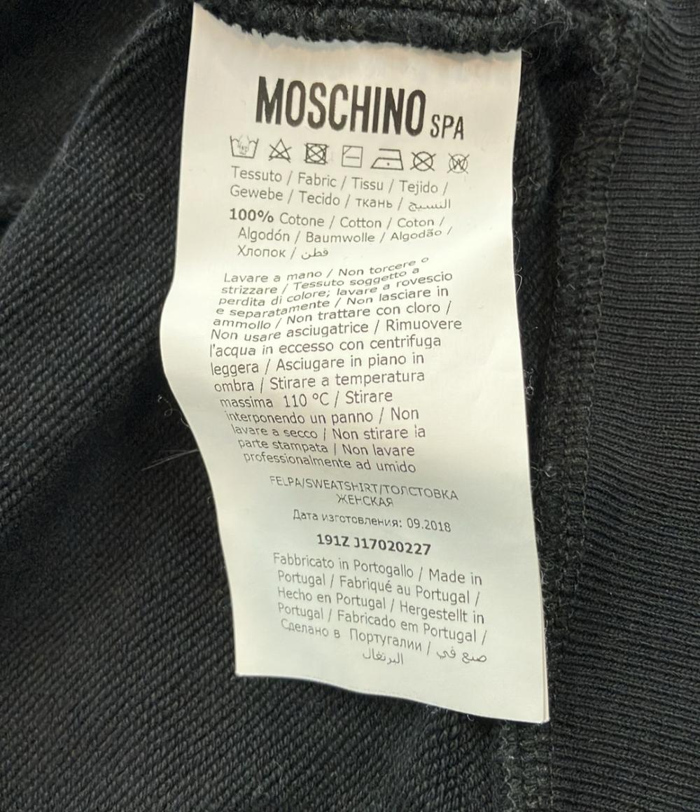 美品 モスキーノ ジップアップスウェット レディース SIZE 50 (XL) MOSCHINO