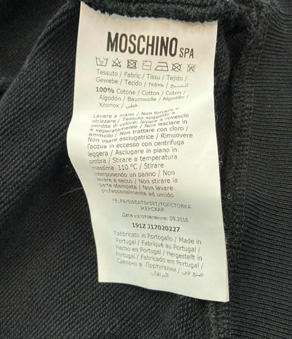 美品 モスキーノ ジップアップスウェット レディース SIZE 50 (XL) MOSCHINO