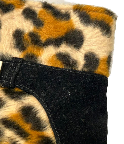 フェンディ レオパードショートブーツ レディース SIZE 36 1/2 (M) FENDI