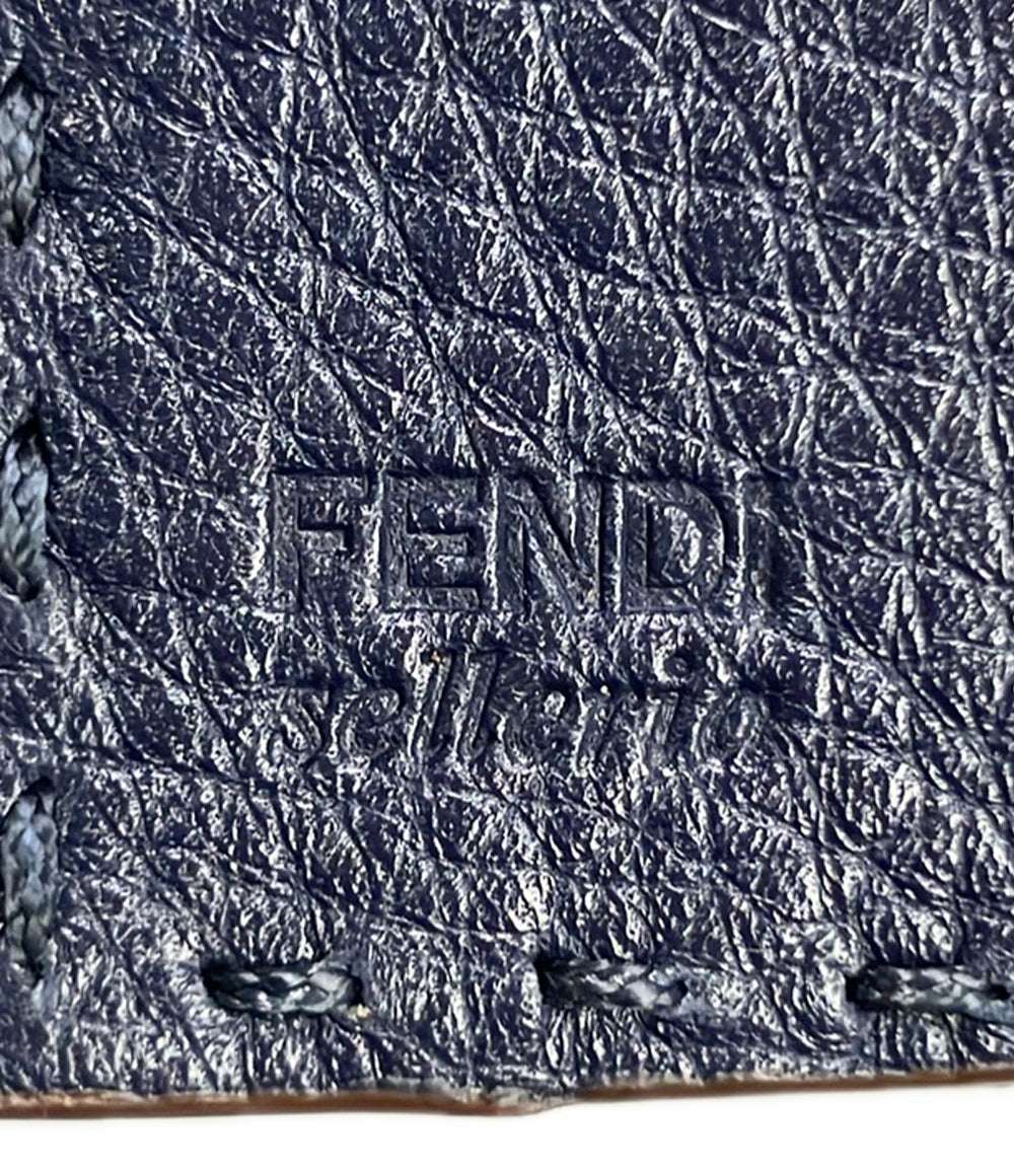 美品 FENDI 二つ折り財布 レザー メンズ フェンディ