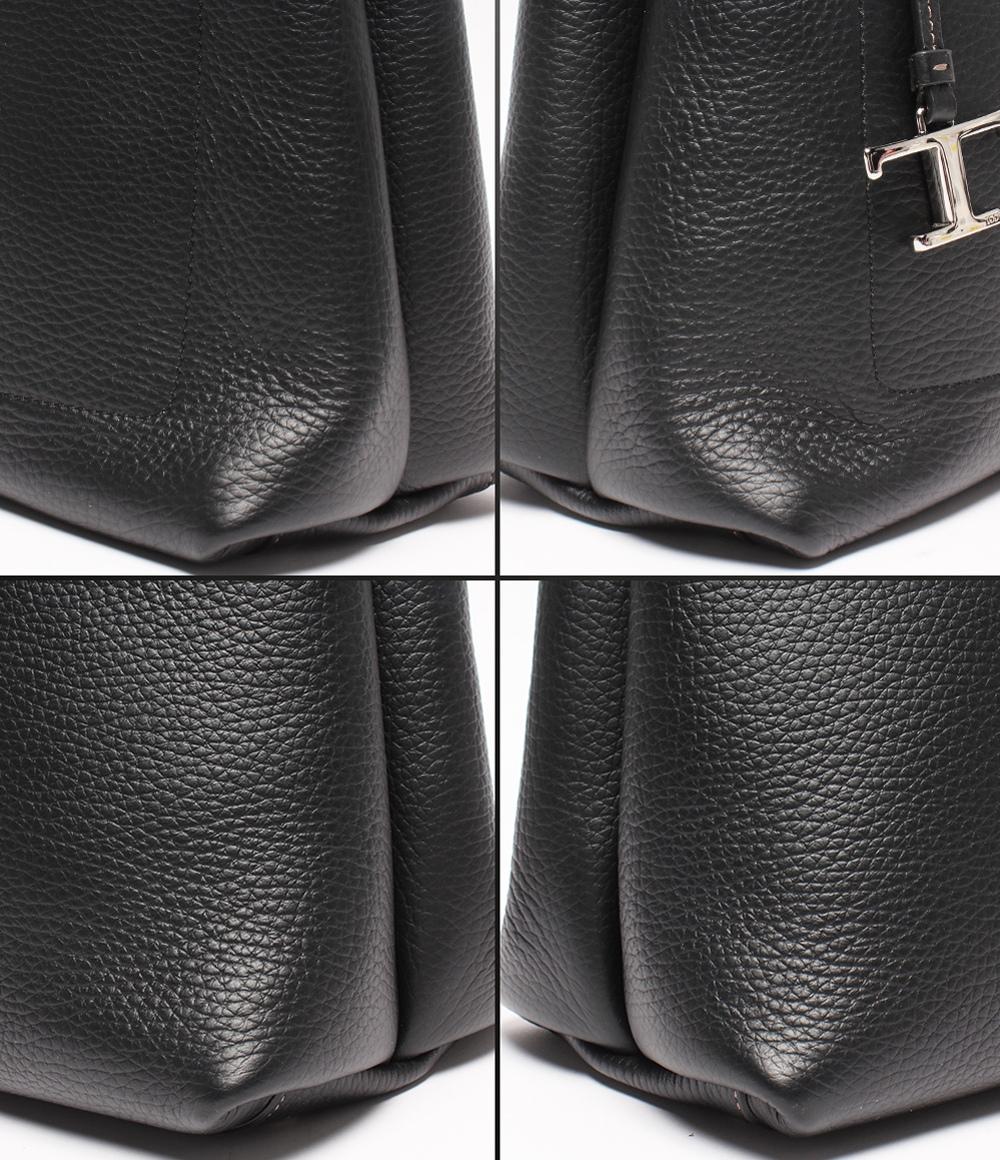 美品 トッズ 2wayショルダーバッグ ハンドバッグ 斜め掛け マイクロ Tタイムレス レディース TOD’S