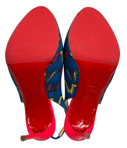Christian Louboutin オープントゥバックストラップサンダル レディース SIZE 36 1/2 クリスチャンルブタン