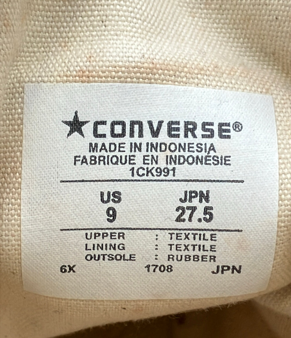 CONVERSE ハイカットスニーカー コーデュロイ オールスター 1CK991 メンズ SIZE 27.5 コンバース