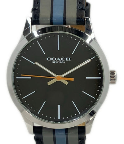 COACH 腕時計 チャールズ クオーツ ブラック CA.118.2.112.1537 メンズ コーチ