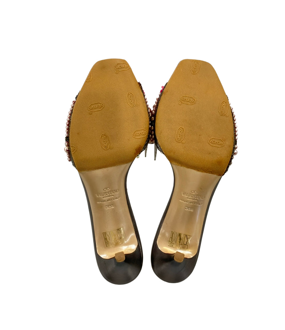 Valentino Garavani ミュールサンダル レディース SIZE 38 1/2 (25.5cm) ヴァレンティノ・ガラヴァーニ