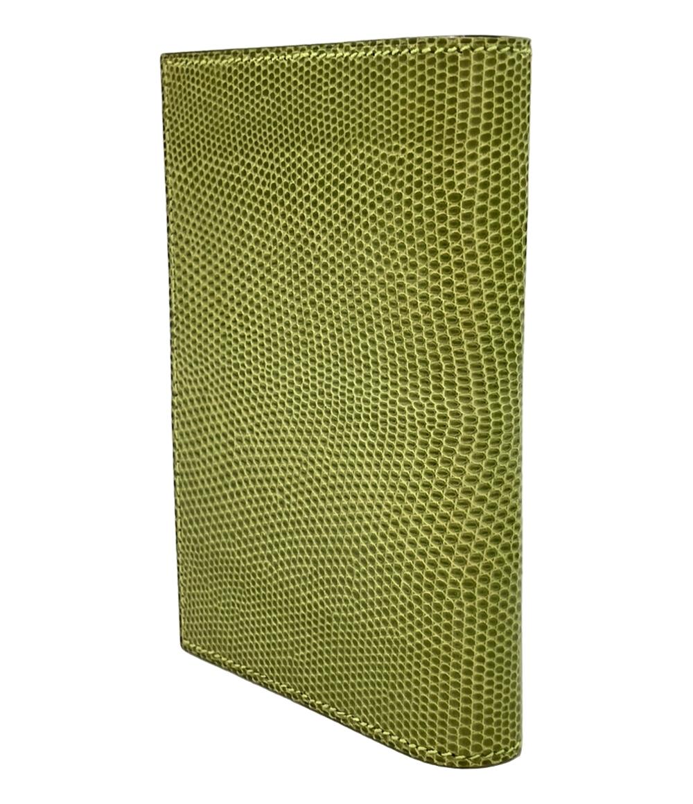 HERMES 手帳カバー ▫︎F刻印 シルバー金具 リザード アジェンダ レディース メンズ エルメス