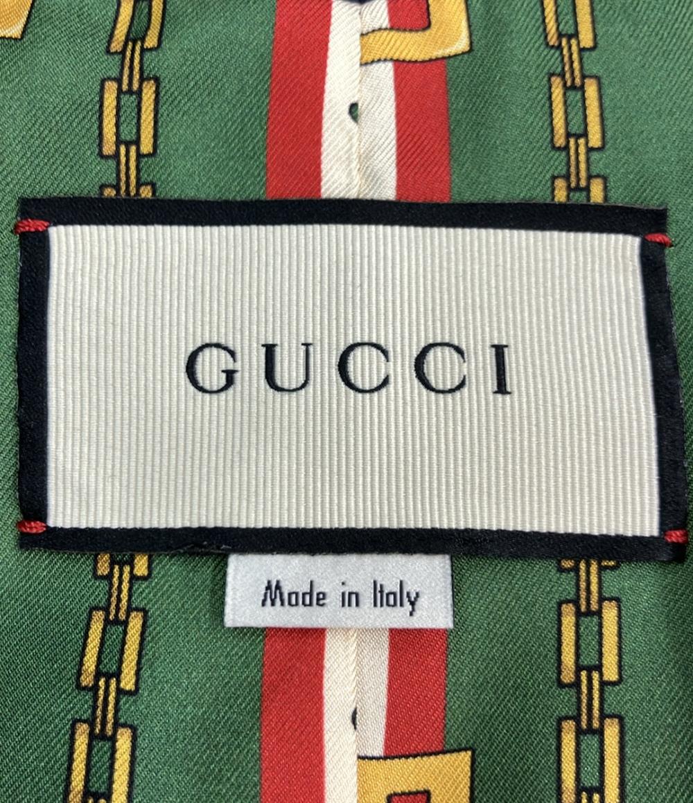 GUCCI テーラードジャケット Stretch Viscose Jacket 紺ブレザー