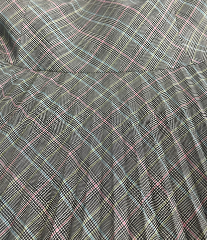 美品 BURBERRY BLUE LABEL チェック柄 キャミソール ワンピース レディース SIZE 38 バーバリーブルーレーベル