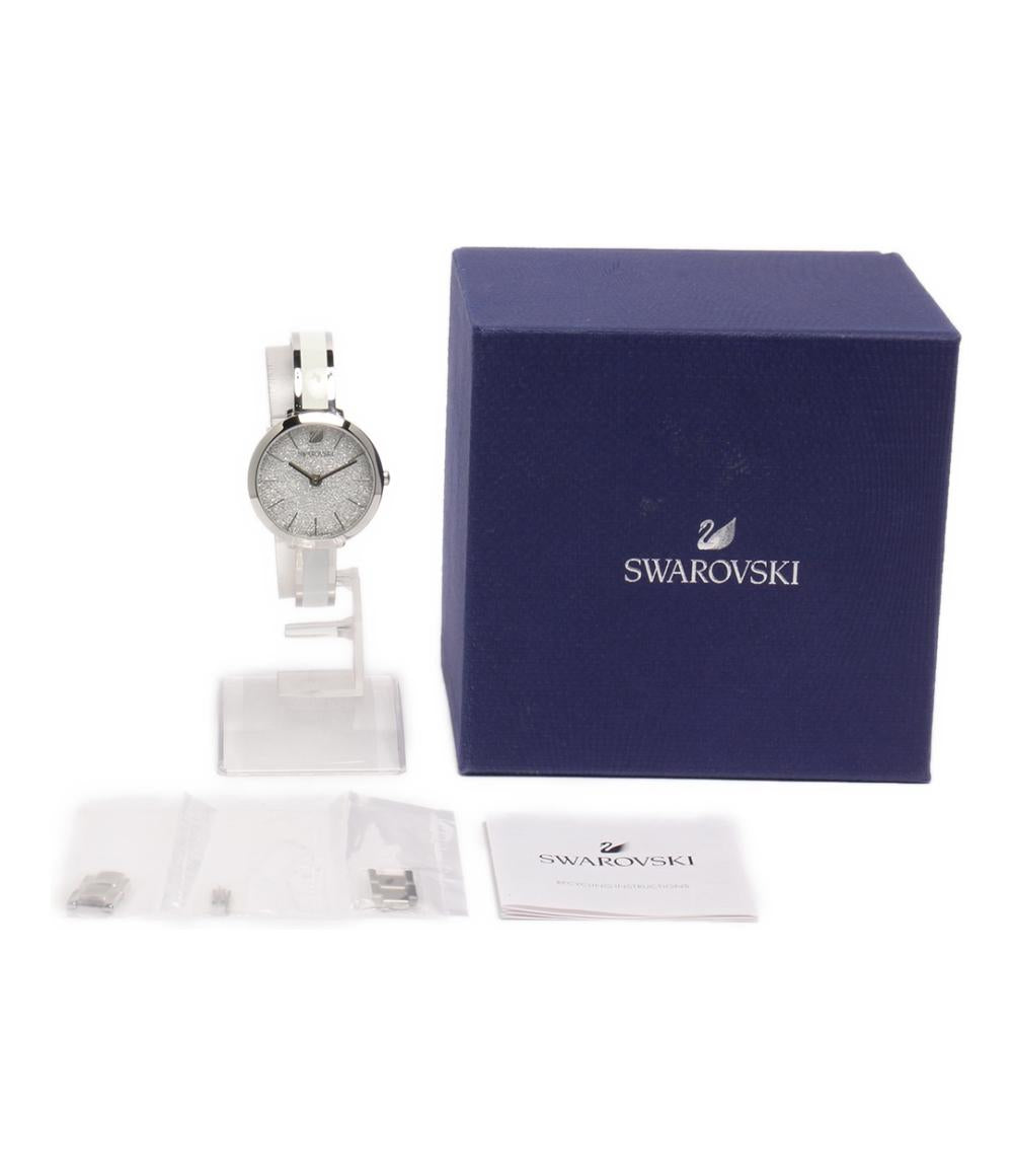 Swarovski スワロフスキー シルバー 腕時計 箱、冊子付き SWAROVSKI 腕時計 クオーツ レディース スワロフスキー – Rehello by