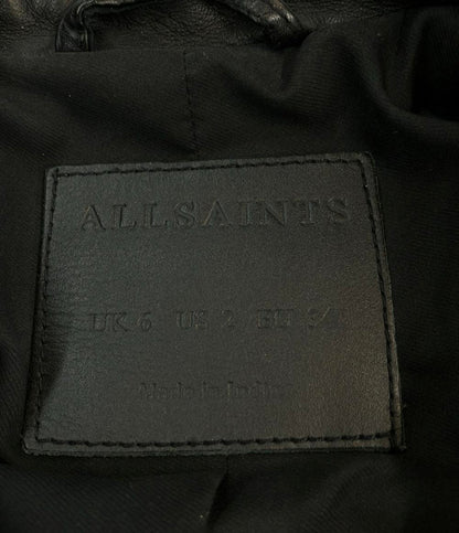ALLSAINTS ダブルライダースジャケット wl004n レディース SIZE UK6 (M) オールセインツ