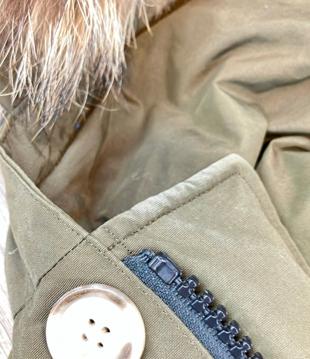WOOLRICH ダウンジャケット カーキ ナイロン インポート WOOU0297 レディース SIZE XXS (S) ウールリッチ