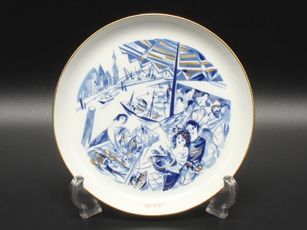 美品 マイセン イヤープレート 飾り皿 18cm 2000 Meissen