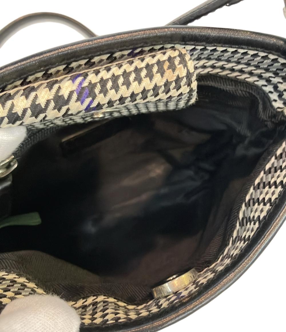 RALPH LAUREN ショルダーバッグ 斜め掛け 千鳥格子柄 ハウンドトゥース