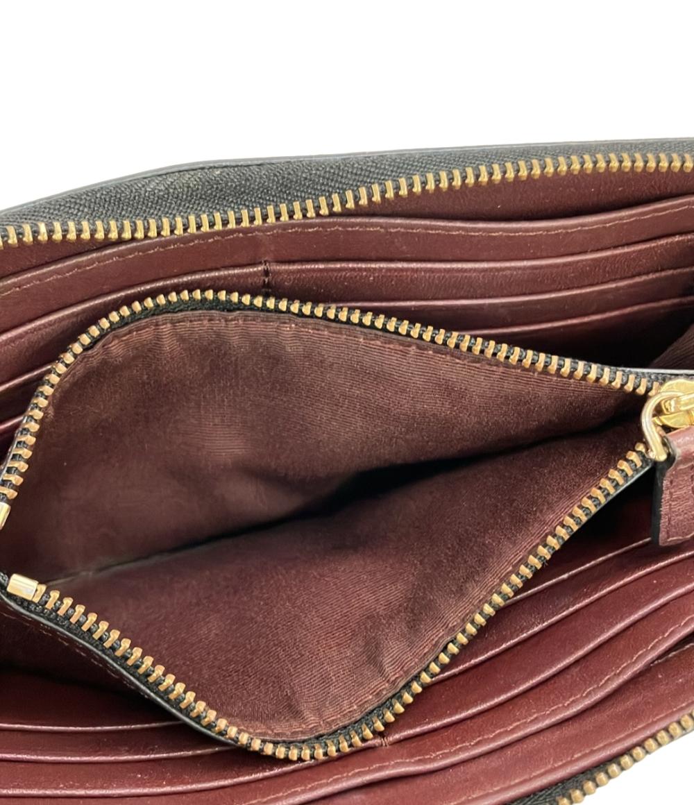 MARC JACOBS ラウンドファスナー長財布 レザー レディース マークジェイコブス