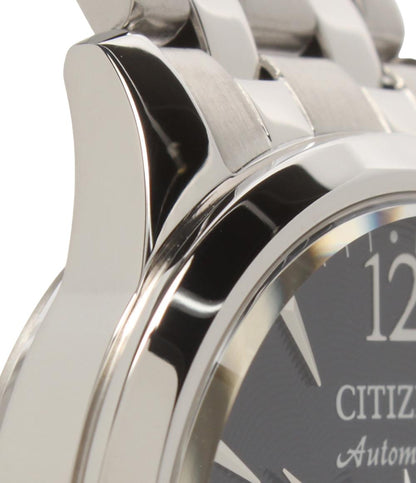 美品 CITIZEN 腕時計 自動巻き ネイビー 8229-003MT04 メンズ シチズン
