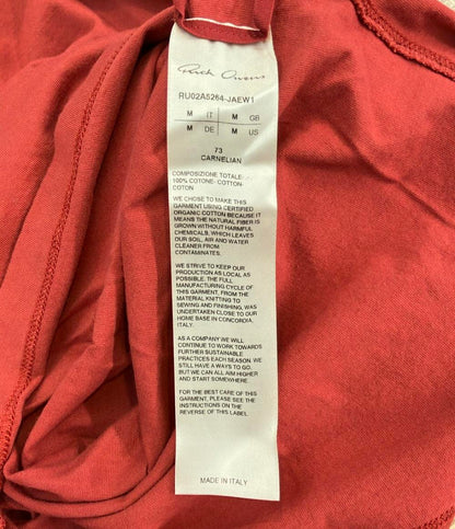 Rick Owens 半袖Tシャツ RU02A5264-JAEW1 メンズ SIZE M リックオウエンス