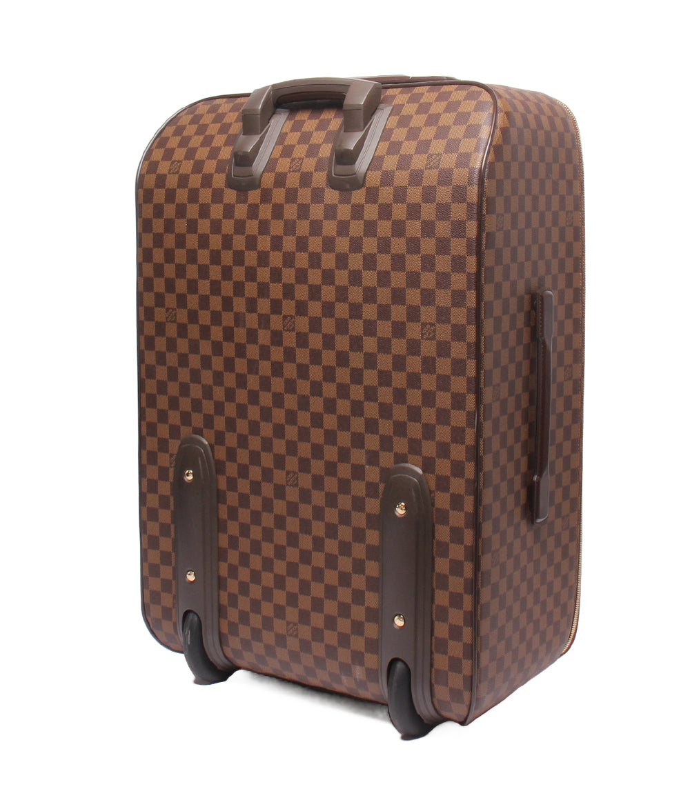 訳あり LOUIS VUITTON スーツケース キャリーケース ペガス65 ダミエ